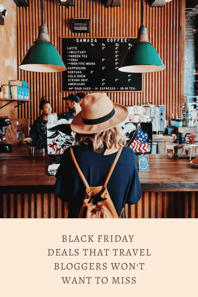 black friday feature image for travel bloggers