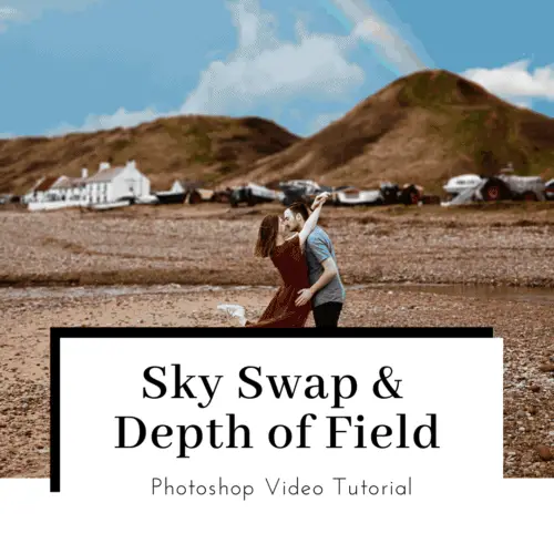 sky overlay photoshop tutorial and how to add depth of field in photoshop youtube video tutorial featured image