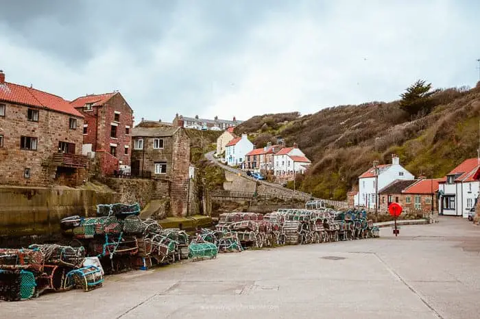 staithes fishing village england near saltburn by the sea