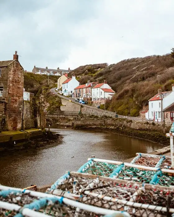 staithes fishing village england near saltburn by the sea