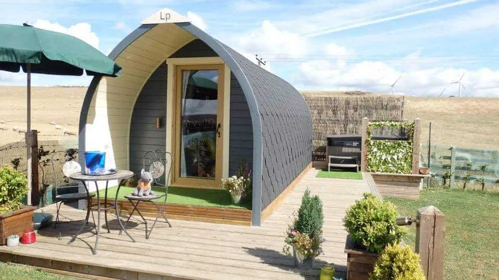 the-holiday-pod-back-o-beyond glamping with hot tub yorkshire glamping pods yorkshire website photo website photo