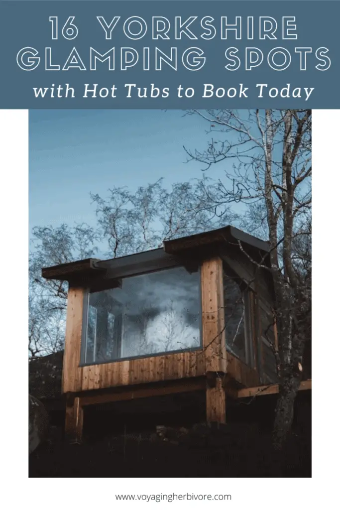 glamping in yorkshire with hot tub pinterest