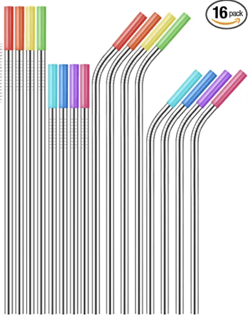 reusable stainless steel straws