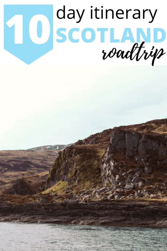 scotland road trip itinerary pinterest