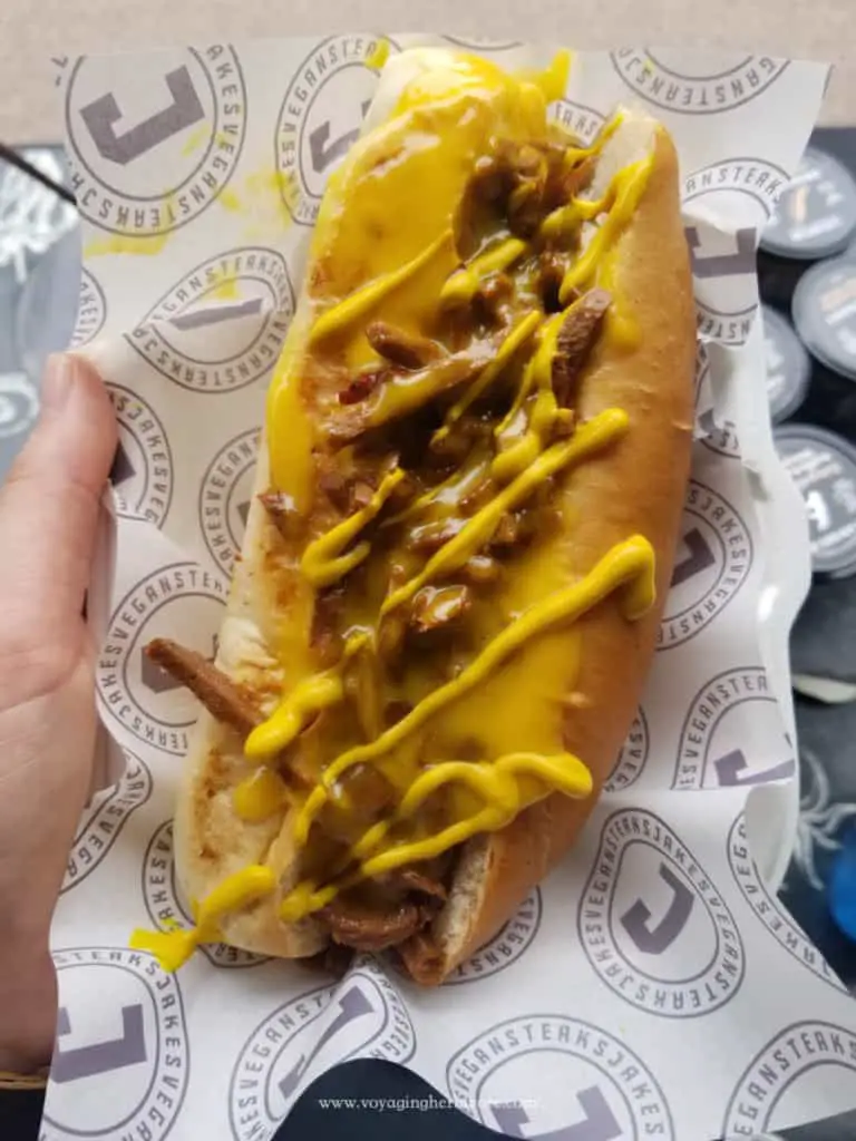 Jakes vegan philly cheezesteak london street food