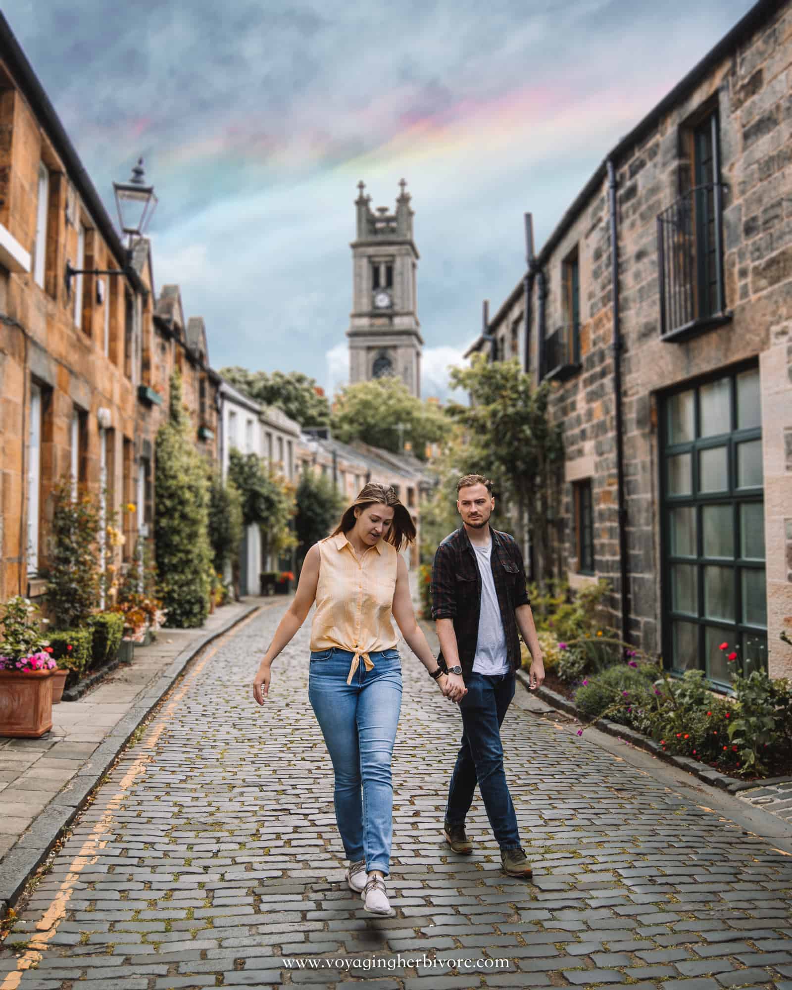 circus lane edinburgh scotland photographer couples