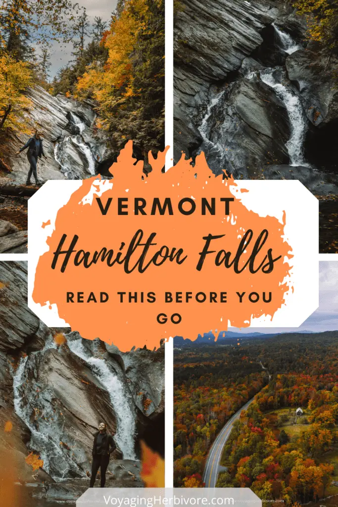 hamilton falls trail vermont pinterest