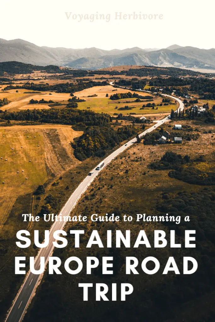 plan europe road trip sustainable pinterest