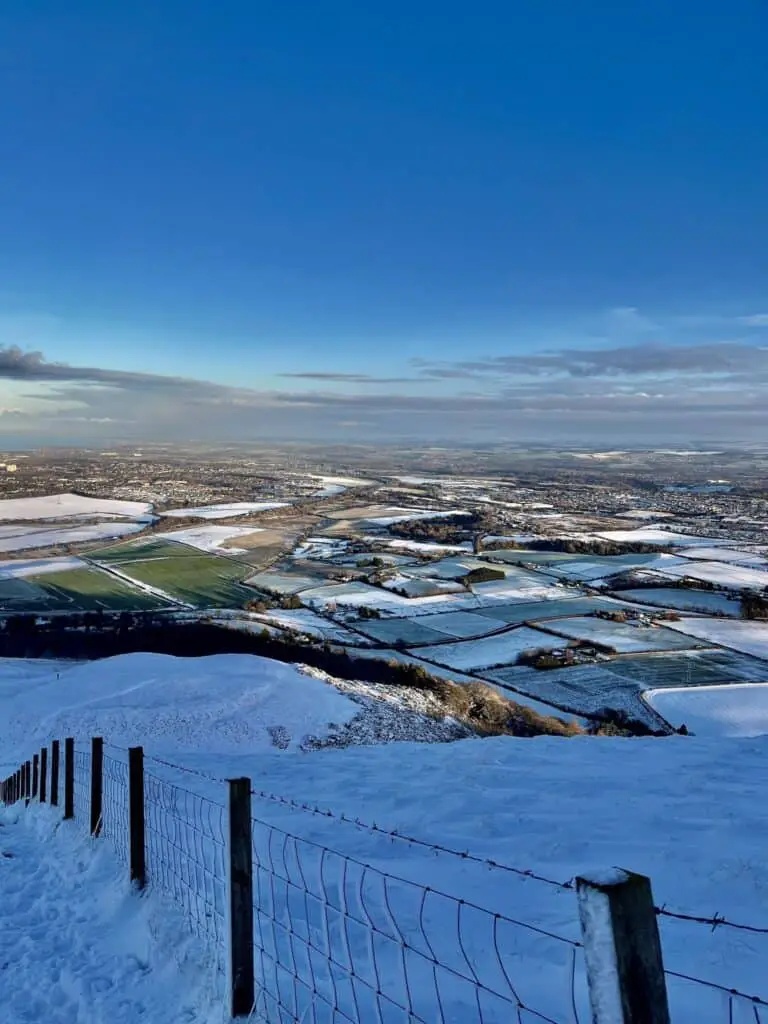 Allermuir Hill and Castlelaw Hill hiking pentlands hike