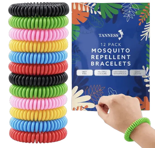 Amazon.com: BuggyBands Mosquito Bracelets, 24 Pack Individually Wrapped,  DEET Free, Natural and Waterproof Band : Health & Household