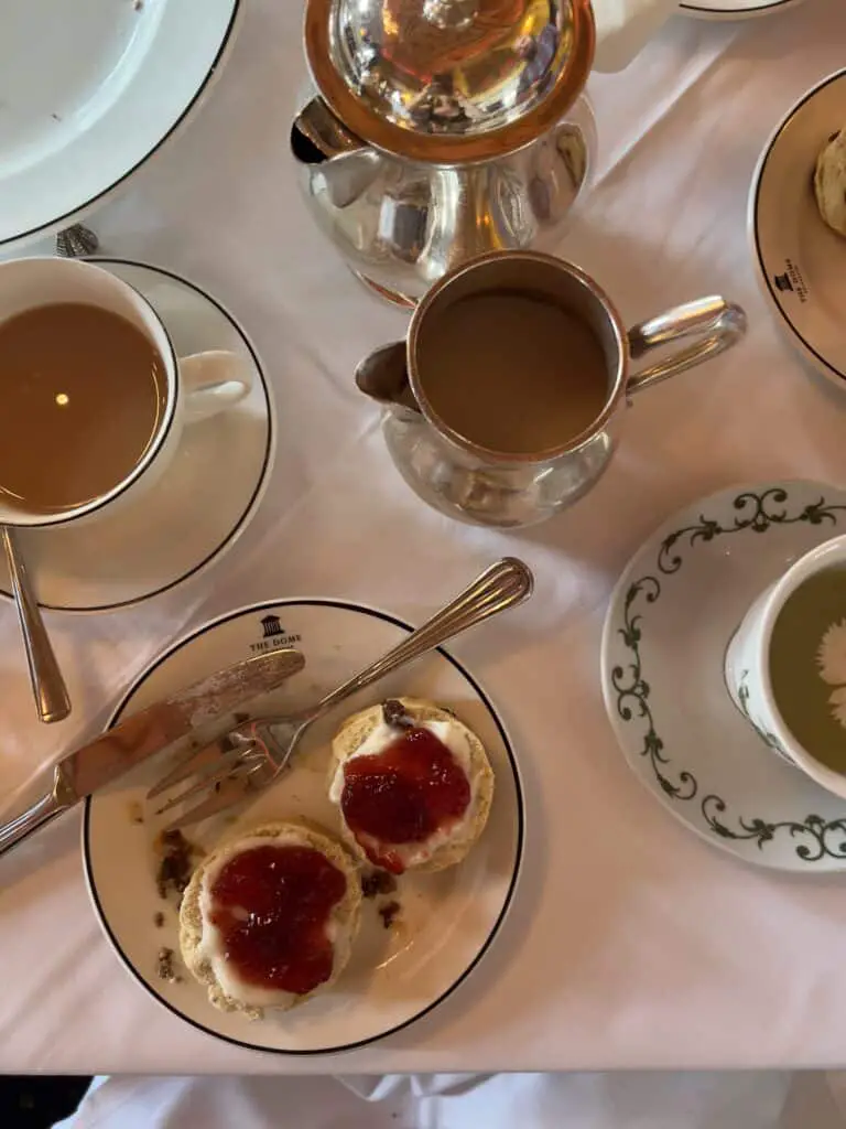 the dome edinburgh vegan afternoon tea review